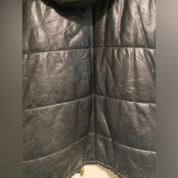 Giorgio Brato Leather Jacket with Hood - Picture 9 of 10